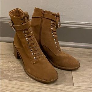 Tan boots